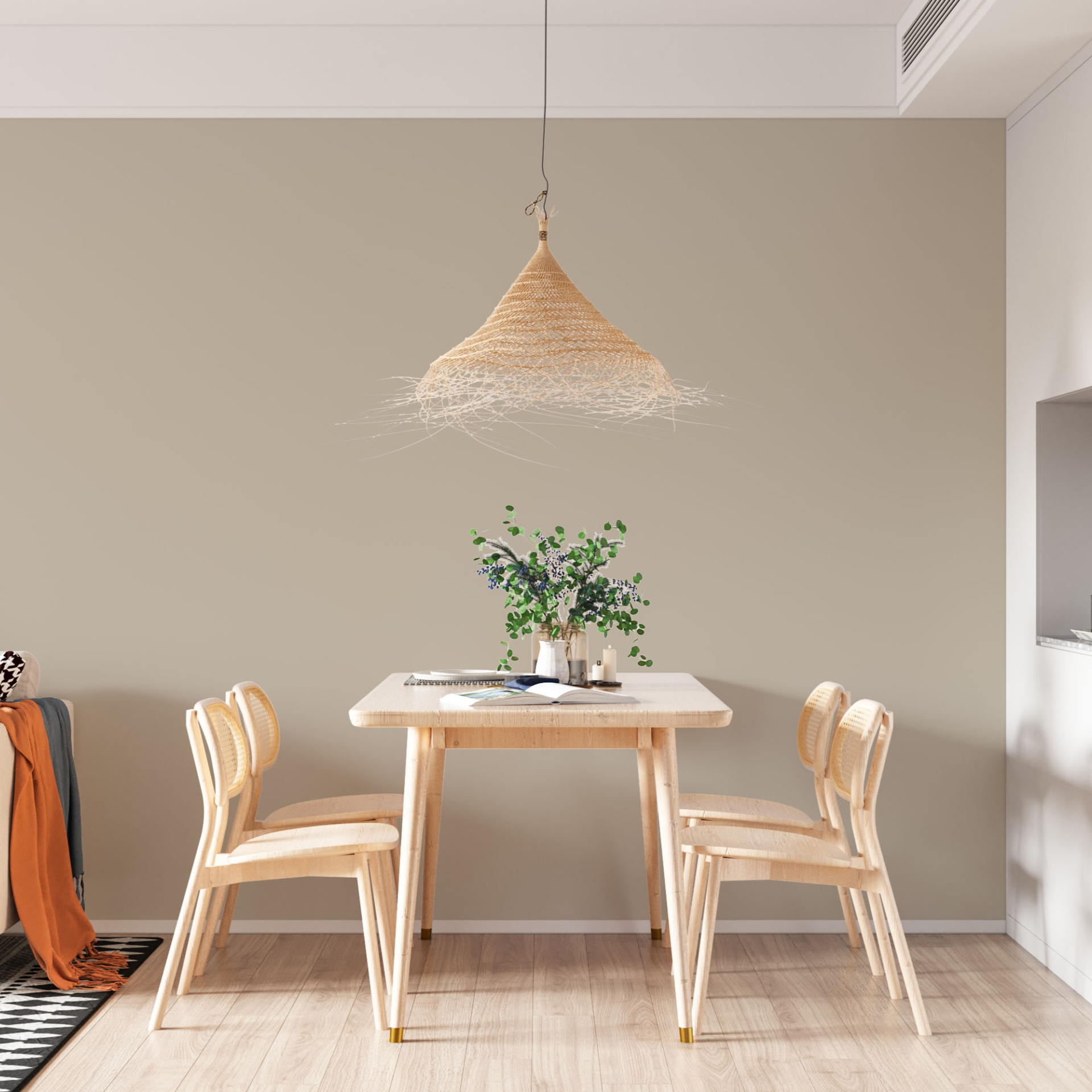 Peinture aspect velours : aspect finition apparence rendu peinture